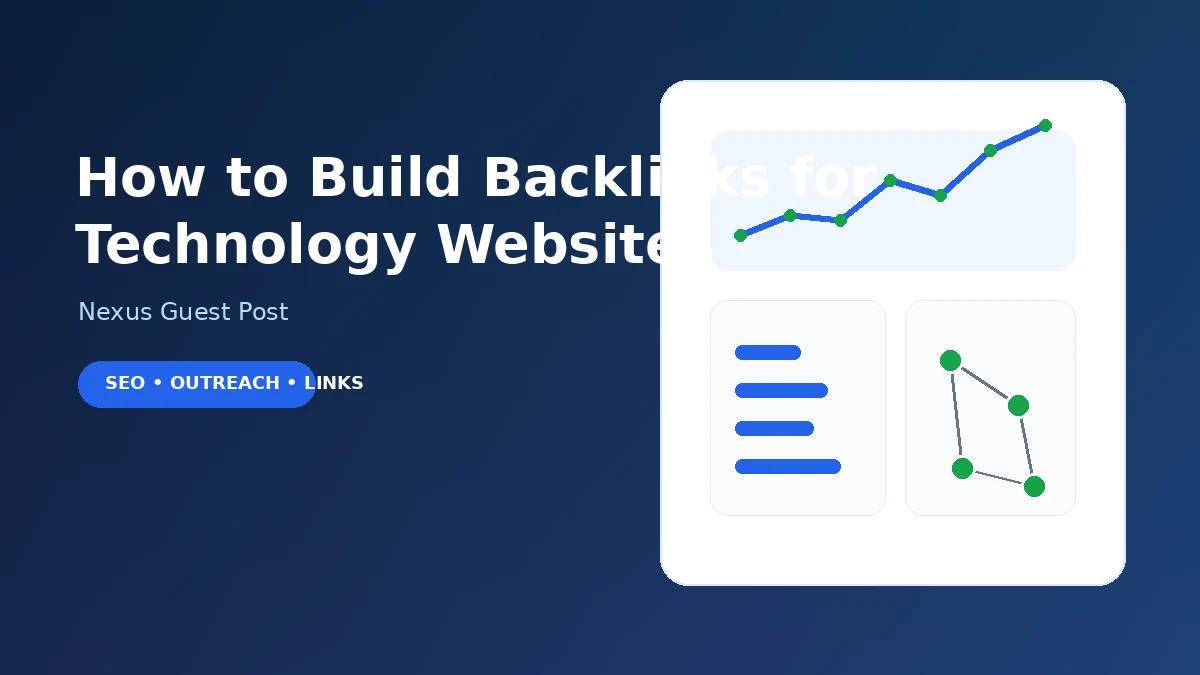 How to Build Backlinks for Technology Websites